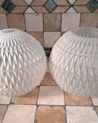 Sospensione vetri anni 70 design