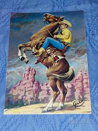 Tex Cartolina illustrata da Galeppini