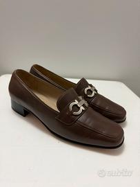 Salvatore Ferragamo 37,5 Mocassini scarpe pelle