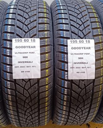 4 GOMME 195 60 18 GOODYEAR INV RIF4169