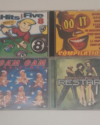 Lotto 4 cd compilation dance 90-2000