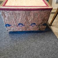 pouf ottomano per soggiorno, anni 50