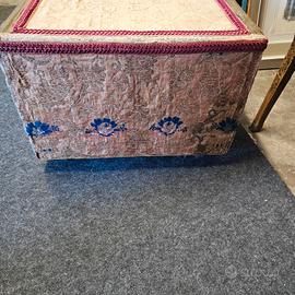 pouf ottomano per soggiorno, anni 50