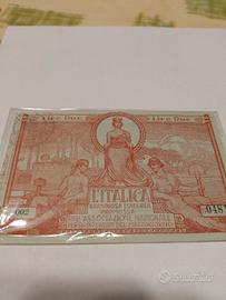 biglietto lotteria nazionale 1922