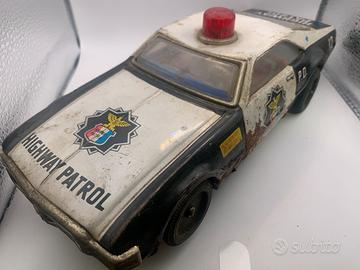 Auto polizia latta taiyo vintage made in japan