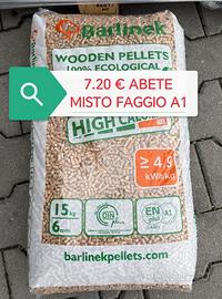 PELLET DI ABETE MISTO FAGGIO A1 