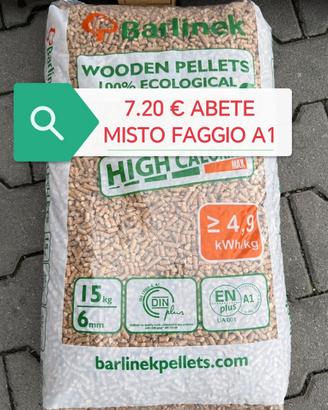 PELLET DI ABETE MISTO FAGGIO A1 