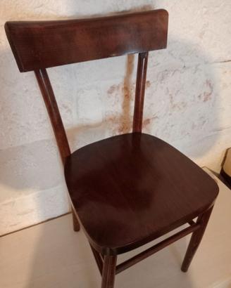 Tre Sedie in legno retrò