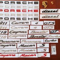 Scritte PORSCHE 911 Carrera Macan Cayenne Boxster