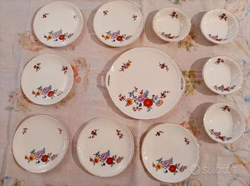 Servizio dessert ceramica Laveno