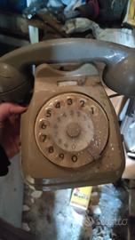telefono anni 80  vintage da pulire riuso creativo