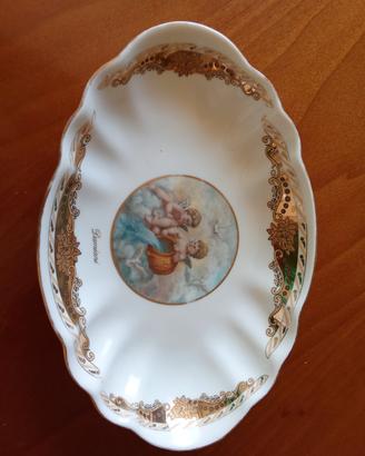 Piatto Porcellana Royal Limoges Anni 80 Damiani