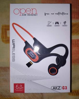AURICOLARI  WIRELESS AKZ G3 A CONDUZIONE OSSEA