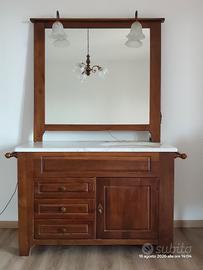Mobile Bagno in Legno e Marmo