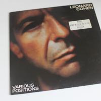 DISCO LP LEONARD COHEN VARIOUS POSITIONS CBS 26222