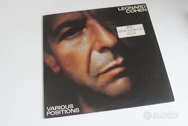 DISCO LP LEONARD COHEN VARIOUS POSITIONS CBS 26222