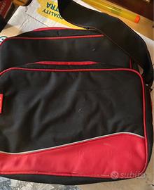 Borsa a tracolla nera e rossa 4gamers