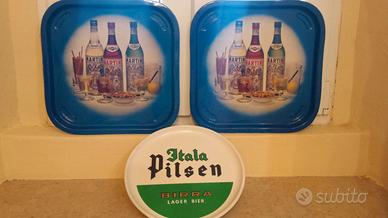 Vassoi pubblicitari anni '80