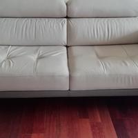 Divano in pelle,made in Italy