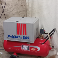 Compressore fini pulsar 100lt 400v silenziato