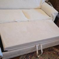 divano 3 posti con pouf delfino e poggia piedi