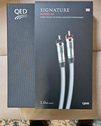 CAVO RCA QED SIGNATURE AUDIO 40 RCA 1mt