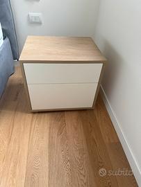 Comodini in legno rovere