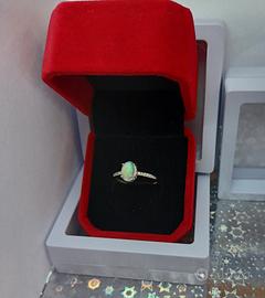 anello opale australiano Argento925 