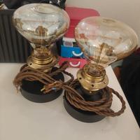 Coppia di Lampade steampunk Industrial 