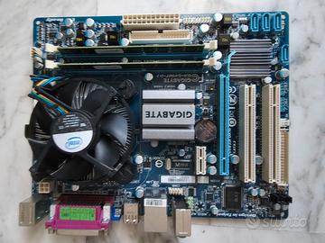 Scheda Madre gigabyte ga-g41mt-d3 + CPU intel Core