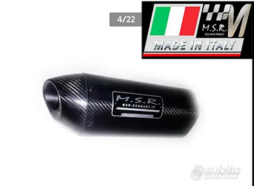 Scarico omologato MSR PIAGGIO BEVERLY 300 carbonio