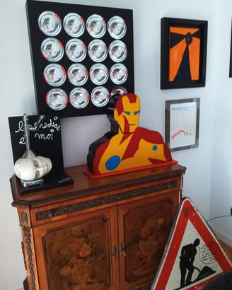 Marco Lodola (luminosa) IRON MAN 