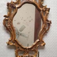 Preziosa specchiera, ventola veneziana del 1700