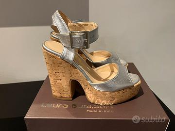 Sandalo zeppa 38