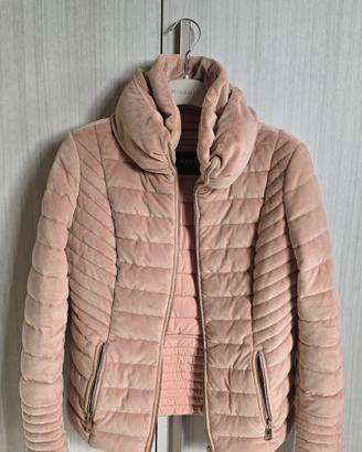 Piumino in velluto corto Guess rosa chiaro tg.S
