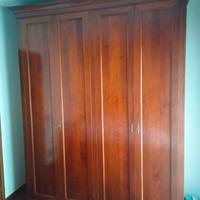 armadio a 4 ante in legno di ciliegio 