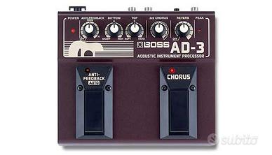 TRE Pedali per BOSS AD-10 Acoustic Preamp. Perm.