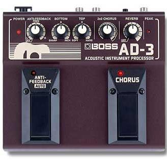 TRE Pedali per BOSS AD-10 Acoustic Preamp. Perm.