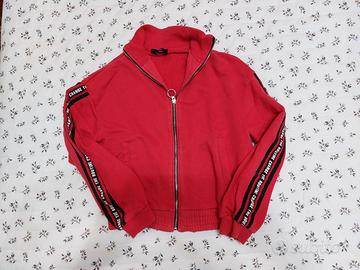 Felpa rossa Bershka da ragazza
