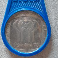 Fifa world cup argentina 78 rara moneta