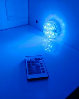 Mini luce colorata con telecomando