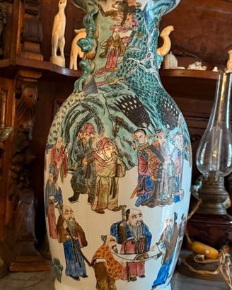 Coppia di vasi cinesi in ceramica antica