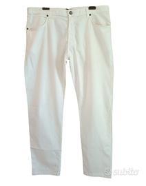 White jeans da uomo in cotone dritti - Etro