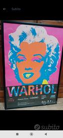 stampa grande Marilyn Monroe mostra Andy Warhol 