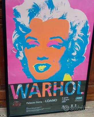 stampa grande Marilyn Monroe mostra Andy Warhol 
