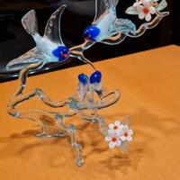 piccola scultura in vetro di Murano