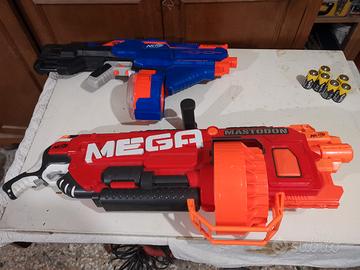 Nerf Ifinus e Nerf Mega Mastod automatici