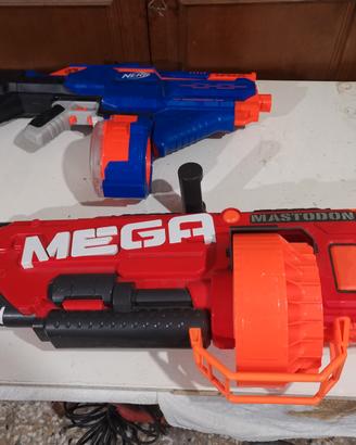 Nerf Ifinus e Nerf Mega Mastod automatici