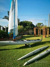 trimarano a vela