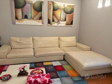 Divano pelle 330 x 210